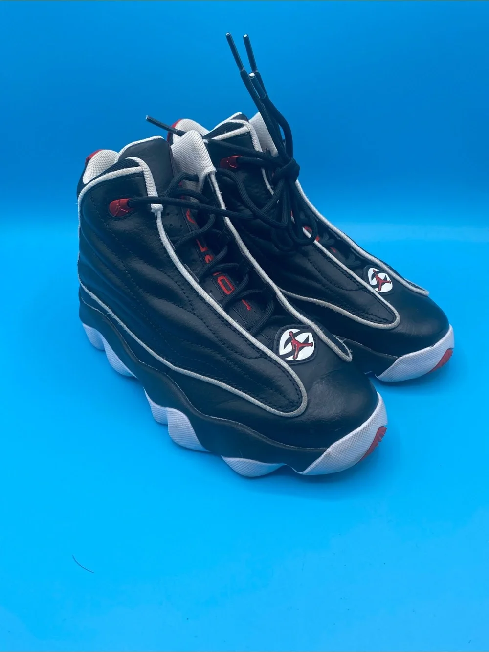 Jordan Pro Strong black, white, and university red - Picture 1 of 4